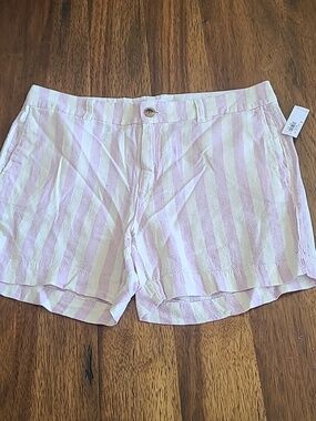 Old Navy everyday Linen Blend shorts. size 10